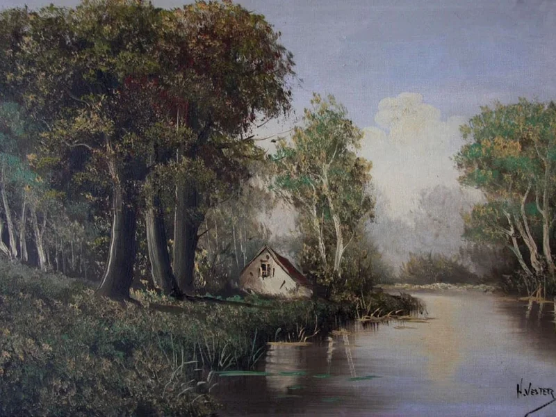 1806-Heinrich Vester - Paesaggio